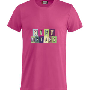 T-shirt Niet Netjes